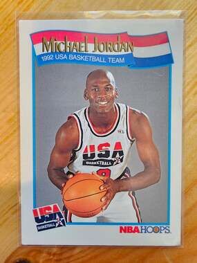 Michael Jordan 1991-1992 NBA Hoops #579 - USA Basketball Olympics - NBA